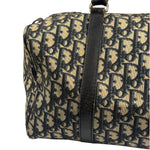 Christian Dior Vintage Navy Blue Trotter Boston Bag