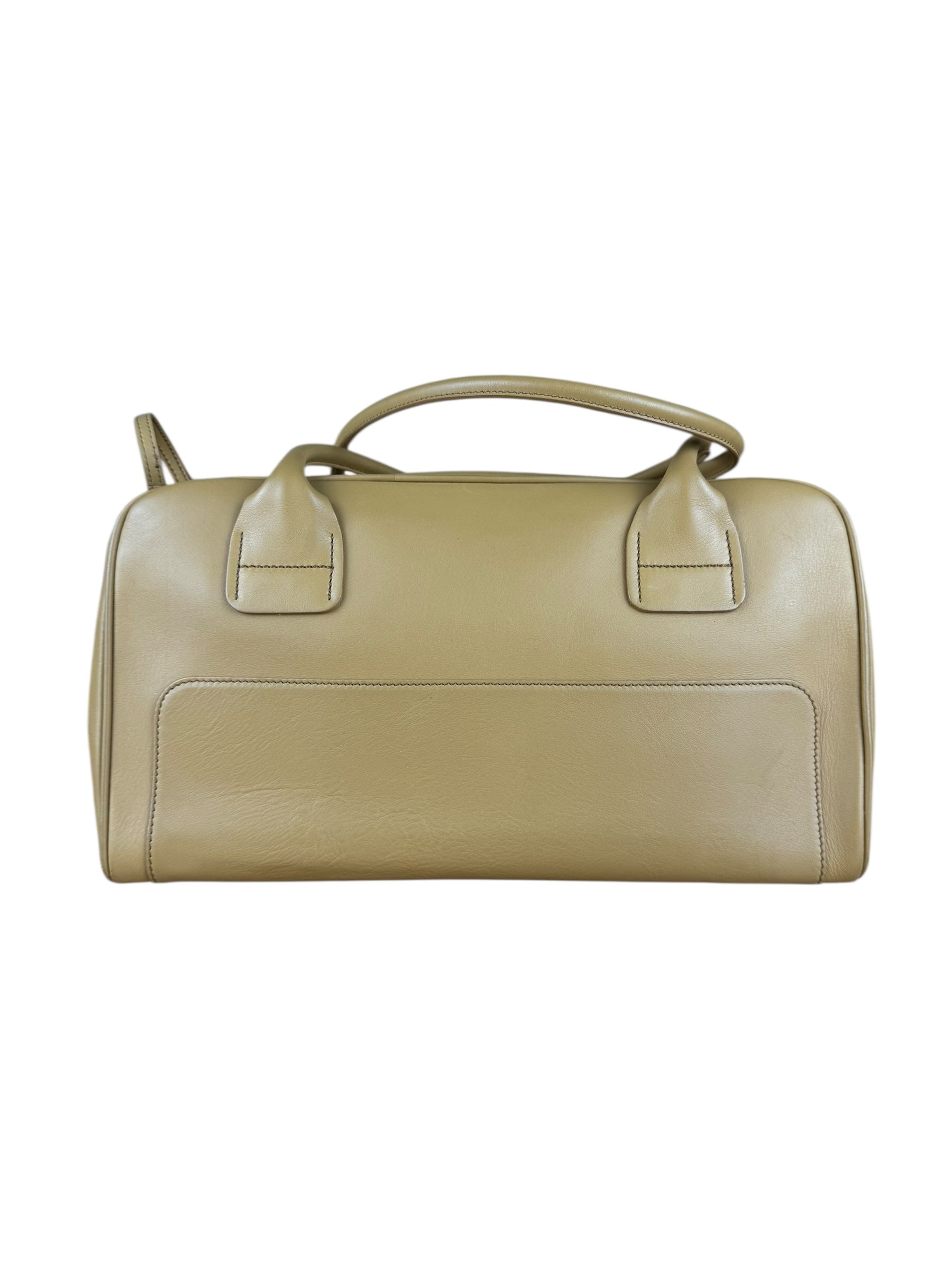 Hogan Brown Leather Boston