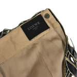 Loewe Gold/Black Multi-Layered Embroidered Ribbon Skirt