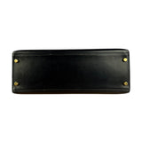 Hermes Kelly 32 Black Box Leather 1991
