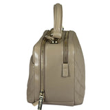Chanel Beige Quilted Lambskin CC Trendy Bowling Bag 2017