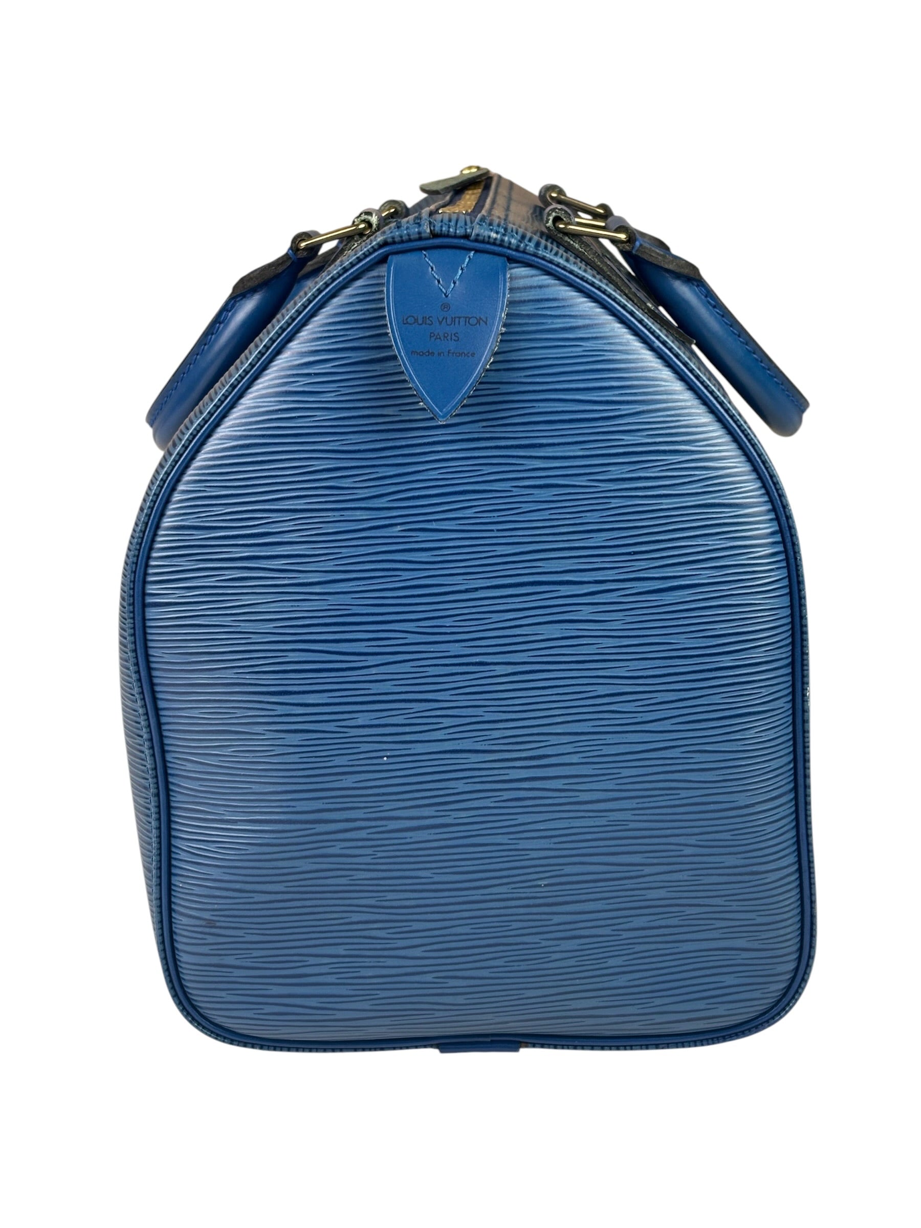 Louis Vuitton Blue Epi Leather Speedy 30