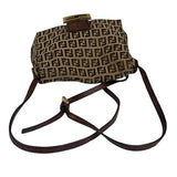 Fendi Canvas Monogram Zucchino Shoulder bag
