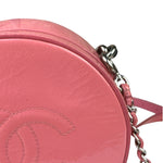 Chanel Pink Patent Leather Round as Earth Two-Way Bag 2018
