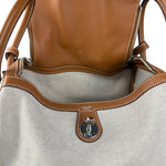 Hermes Toile Swift Canvas/Leather Lindy 30 Beige/Brown 2007