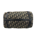 Christian Dior Vintage Canvas Monogram Trotter Oblique Boston Hand Bag