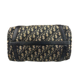 Christian Dior Vintage Canvas Monogram Trotter Oblique Boston Hand Bag
