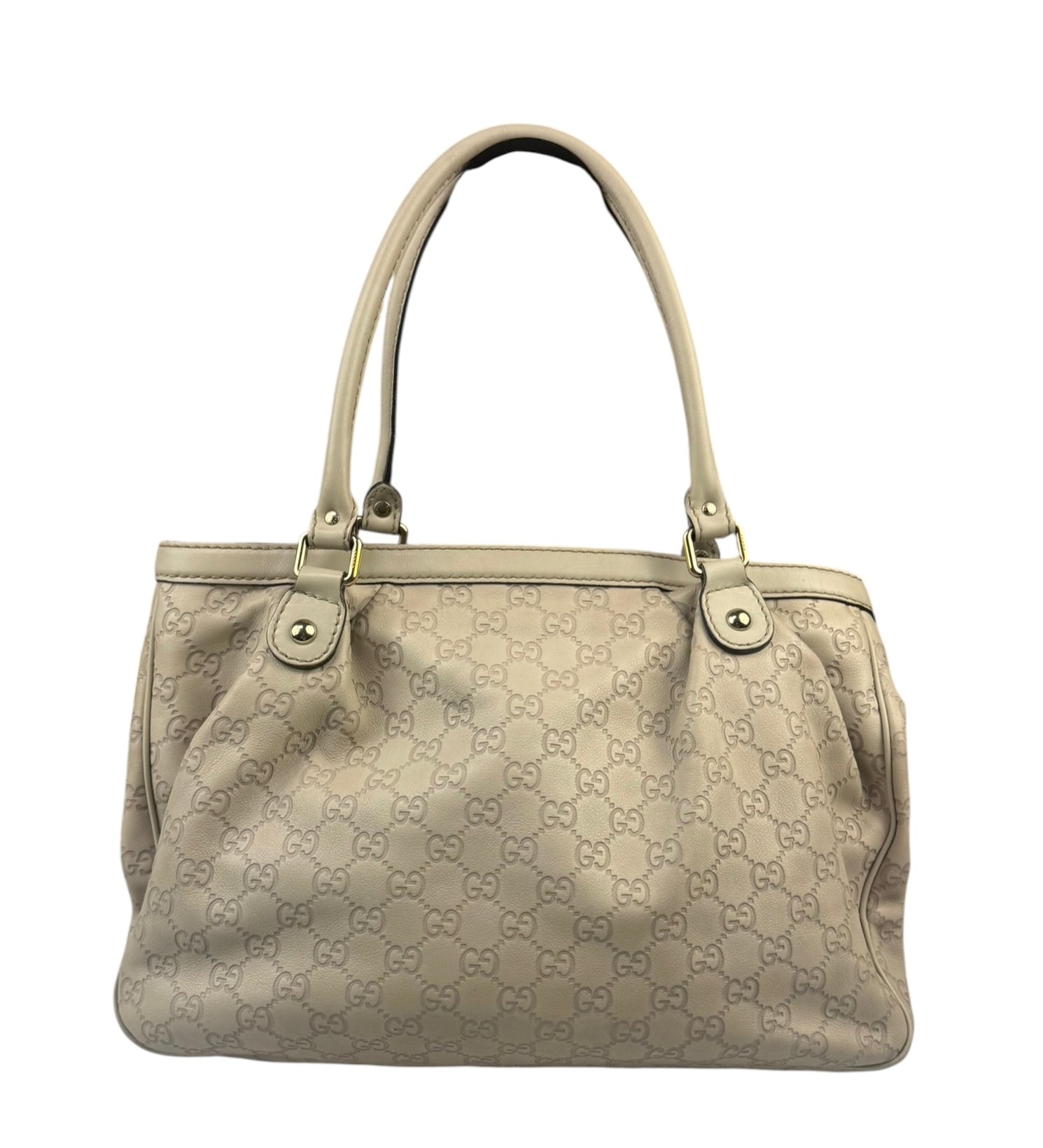 Gucci Beige Guccissima Medium Sukey Shoulder Tote