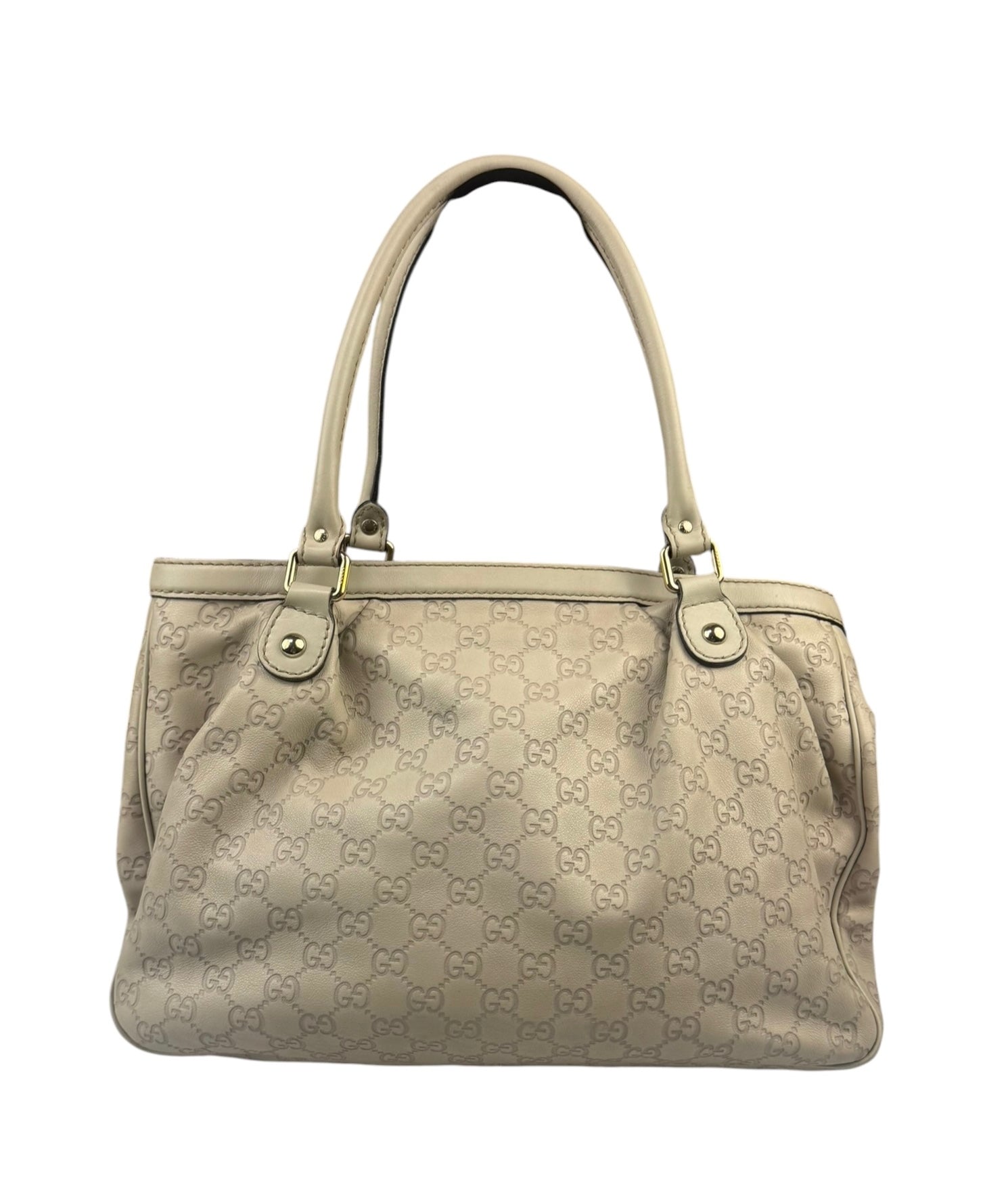 Gucci Beige Guccissima Medium Sukey Shoulder Tote