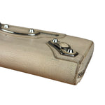 Balenciaga Beige Moto Zippy Wallet