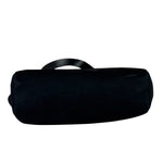 Hermes Black Leather Trim Herbag Two-Way Bag