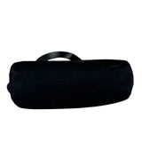 Hermes Black Leather Trim Herbag Two-Way Bag