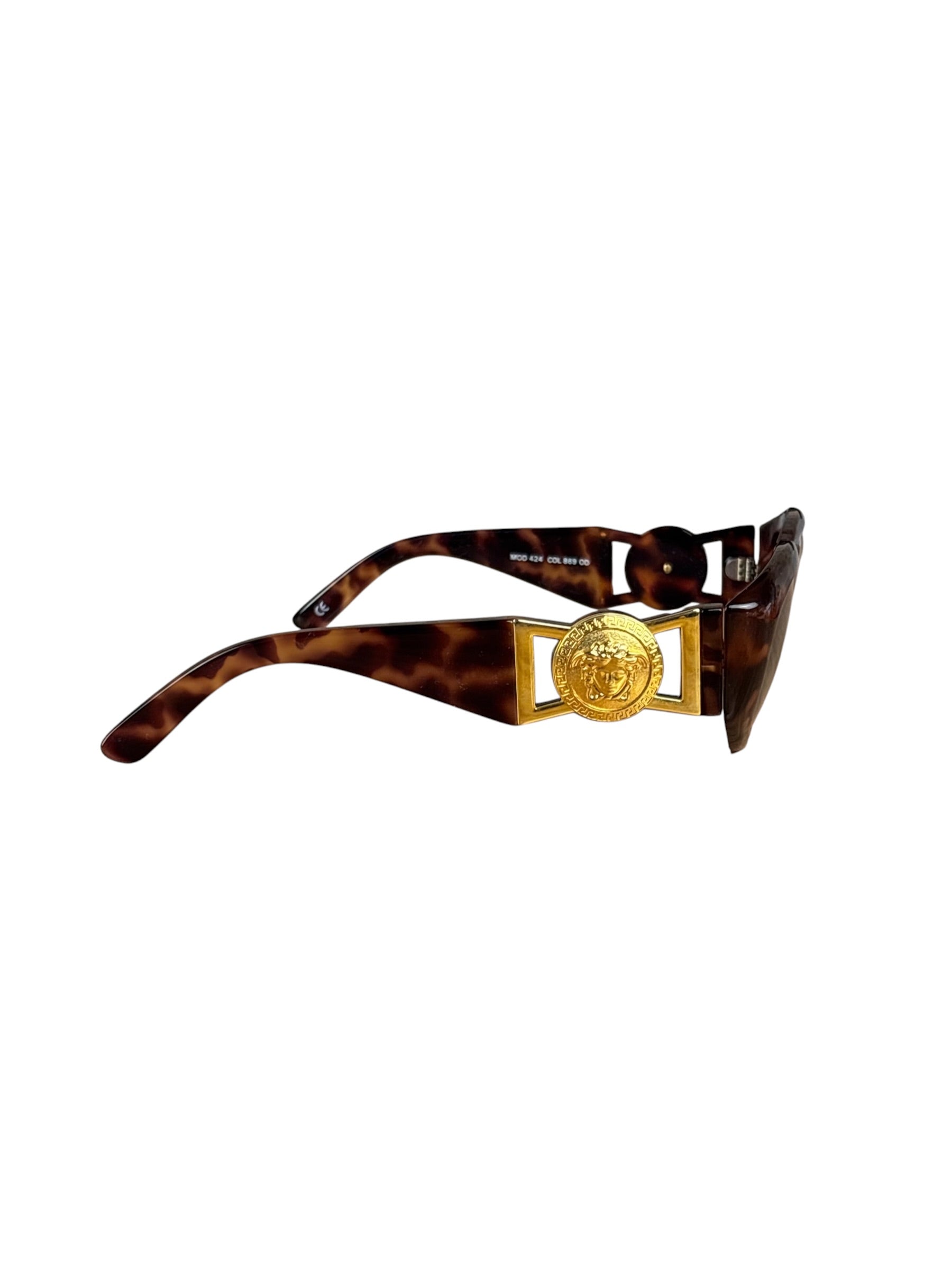 Versace Tortoise Medusa Sunglasses