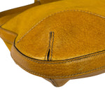 Gucci Mustard Yellow Suede/Leather Trim Hasler Horsebit Hobo Bag