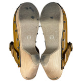 Isabel Marant Camel Brown Marant Titya Leather Clog (Footwear)