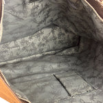 Vivienne Westwood Brown Leather Tartan Shoulder/Tote Bag