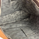 Vivienne Westwood Brown Leather Tartan Shoulder/Tote Bag