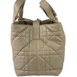 Christian Dior Calfskin Macrocannage Toujours Handbag