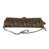 Christian Dior Brown Trotter Romantique Heart Long Wallet On Chain