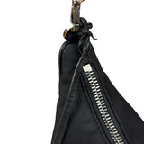 Prada Black Nylon Leather Trim Re-Edition 2005 Two-Way Bag