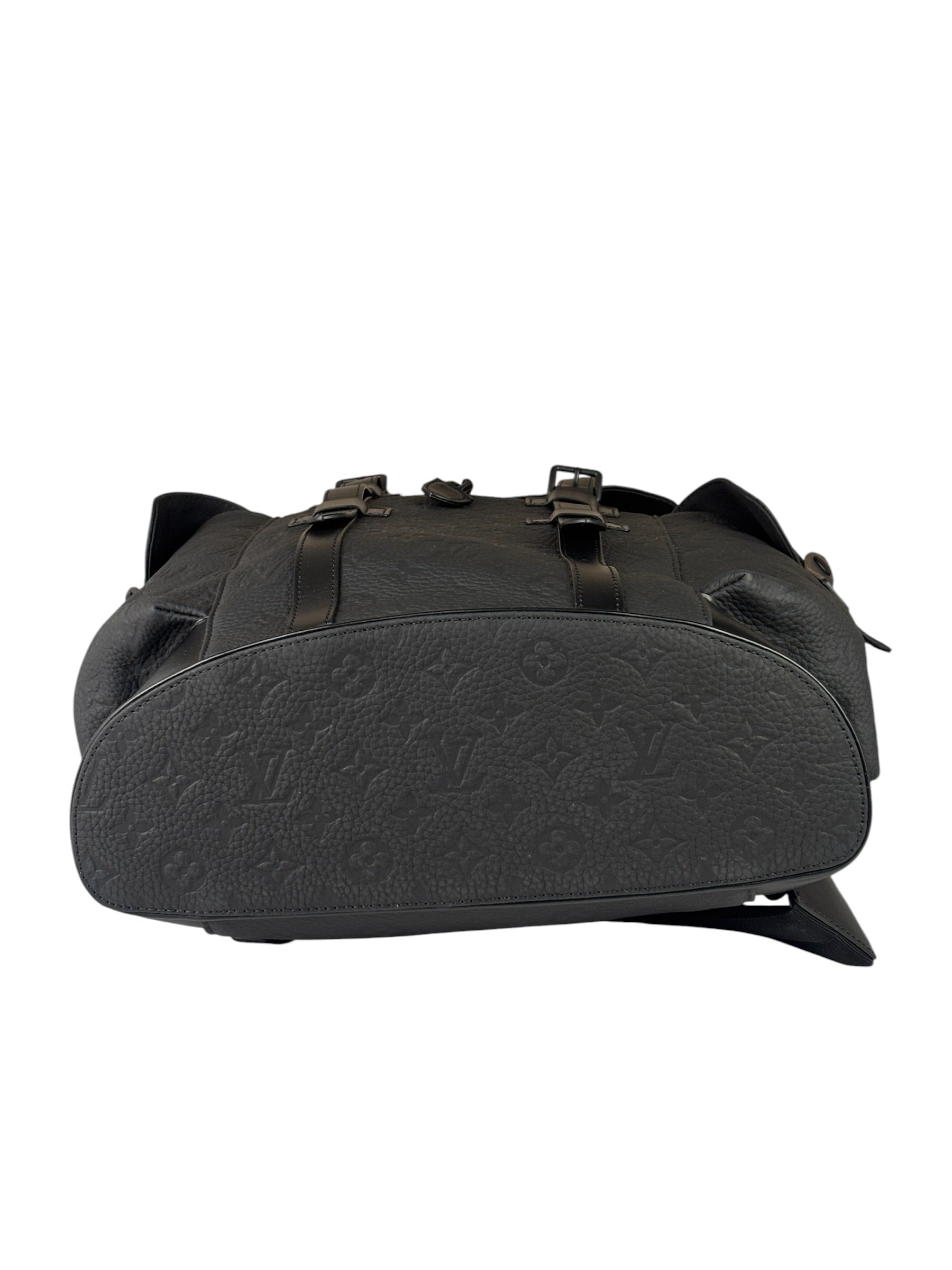 Louis Vuitton Monogram Taurillon Christopher MM Backpack