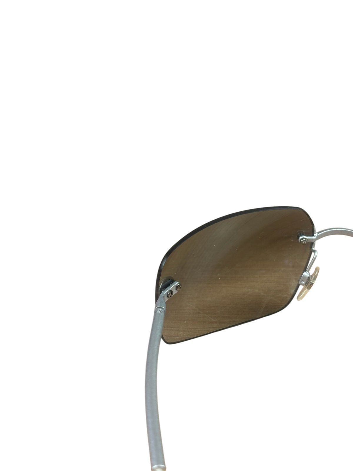 Chanel Silver Rimless C167/6V Sunglasses