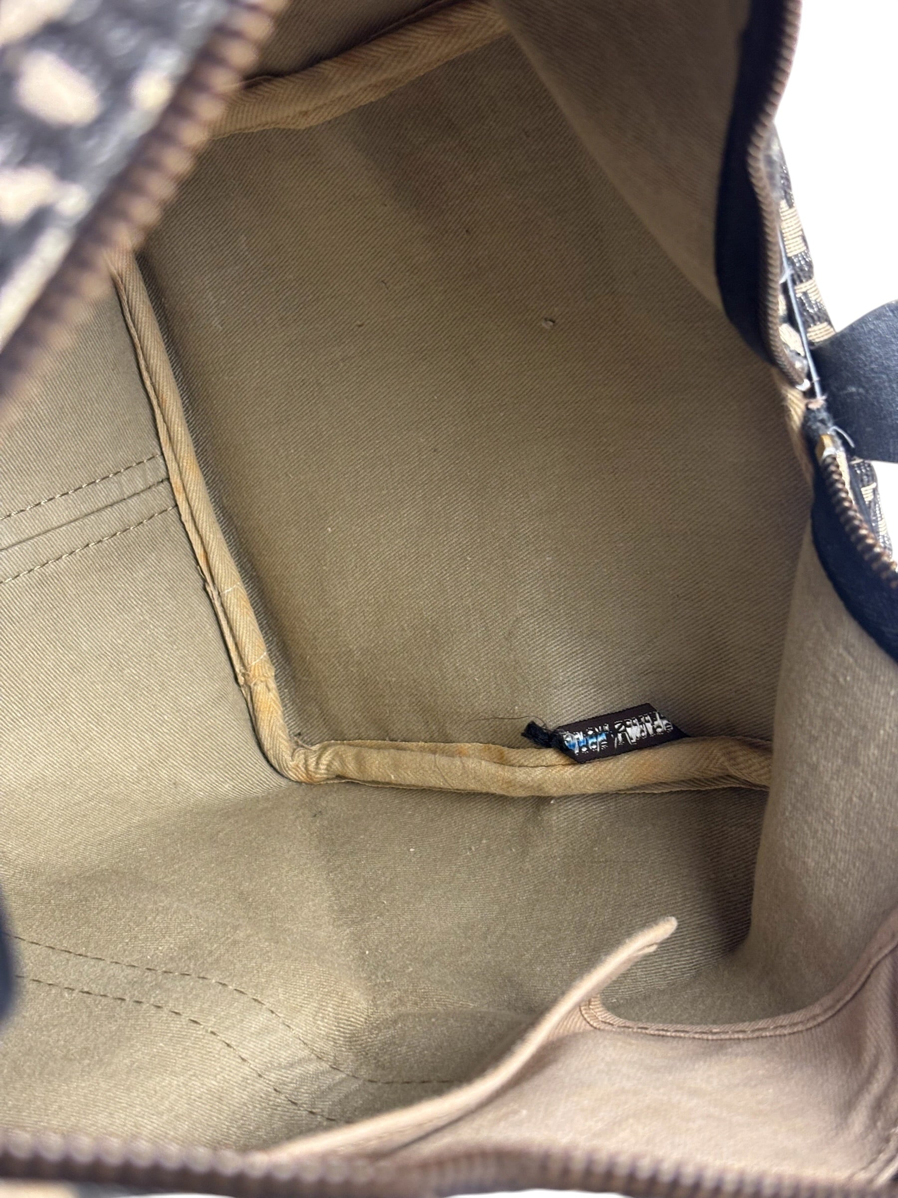 Christian Dior Vintage Black Trotter Boston Bag