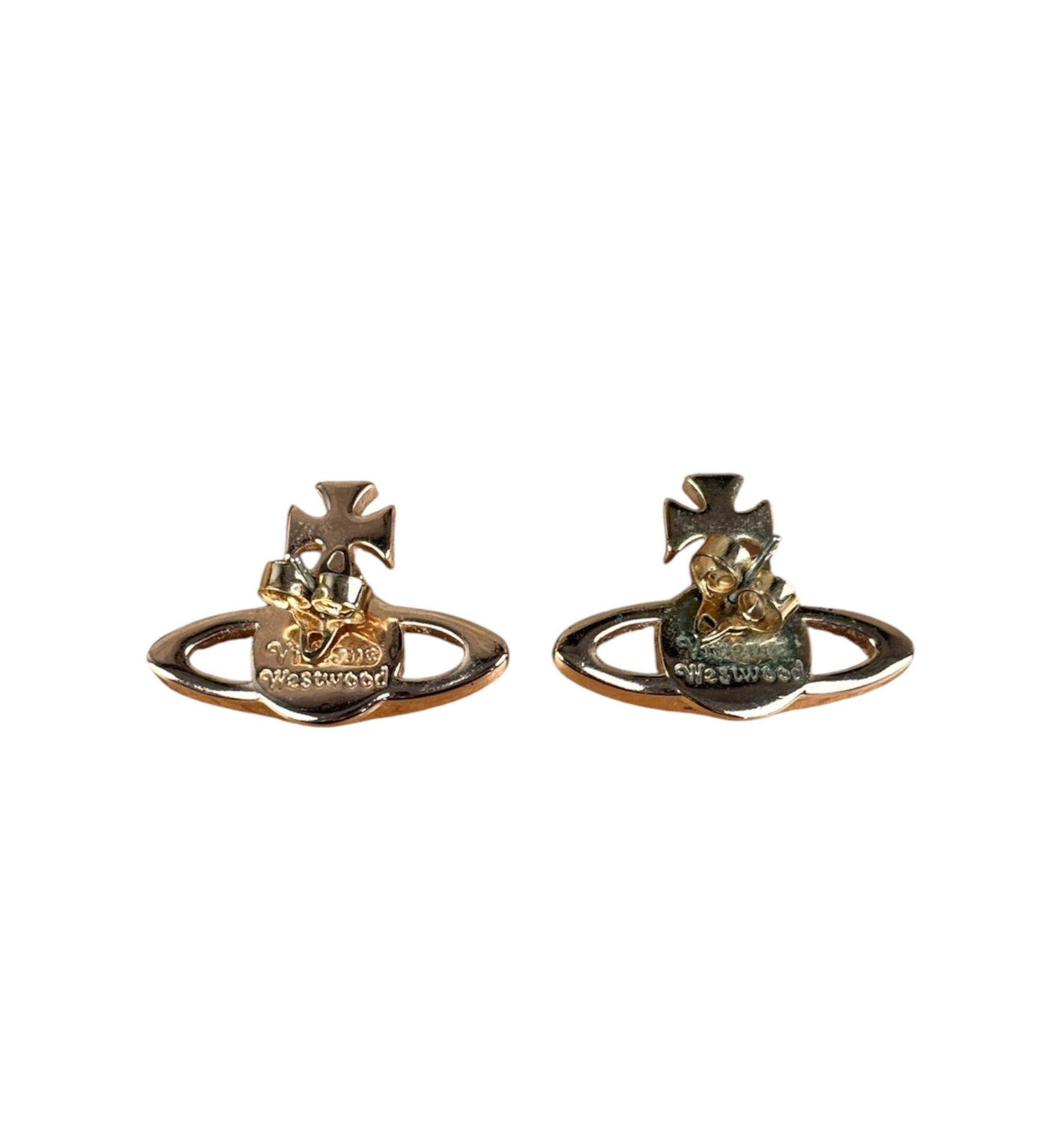 Vivienne Westwood Mayfair Bas Relief Stud Earrings