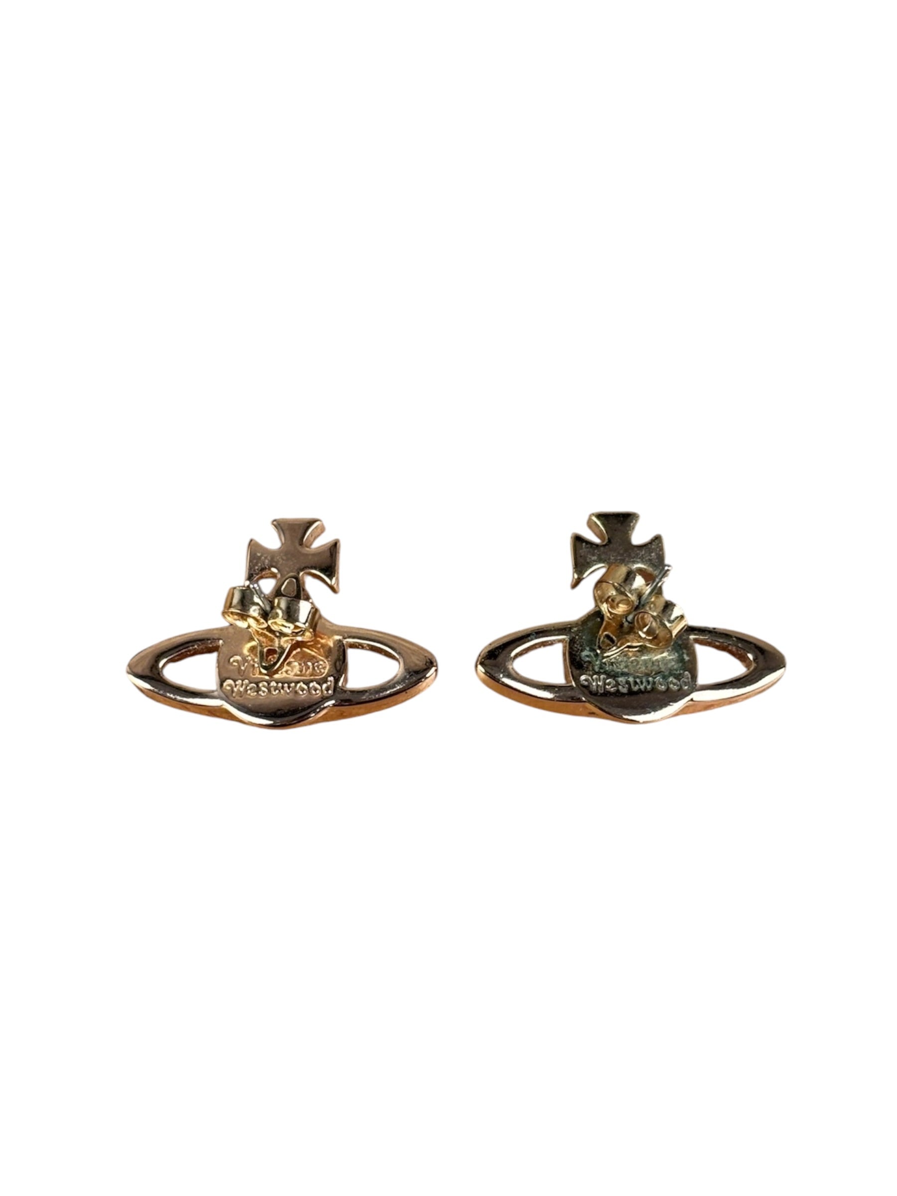 Vivienne Westwood Mayfair Bas Relief Stud Earrings