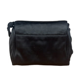 Prada Vintage Black Satin Mini Shoulder Bag
