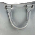 Prada Light Blue Vitello Daino Leather Tote