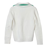 Bottega Veneta White V Nylon Blend Sweater