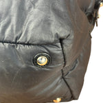 YSL Vintage Black Nylon Top Handle Bag