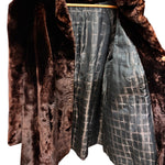 Vintage Brown Chinchilla Fur Coat