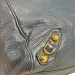 Balenciaga Mist Blue Leather Sunday City Bag