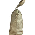 Prada Vintage Beige Nylon Top Handle Bag