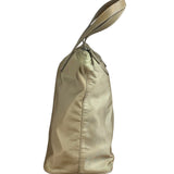 Prada Vintage Beige Nylon Top Handle Bag