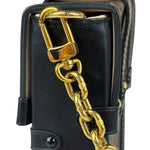 Louis Vuitton Black Monogram Vertical Trunk Pochette