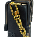 Louis Vuitton Black Monogram Vertical Trunk Pochette