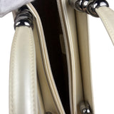 Christain Dior Leather Chrome Beaded Malice Tote Bag