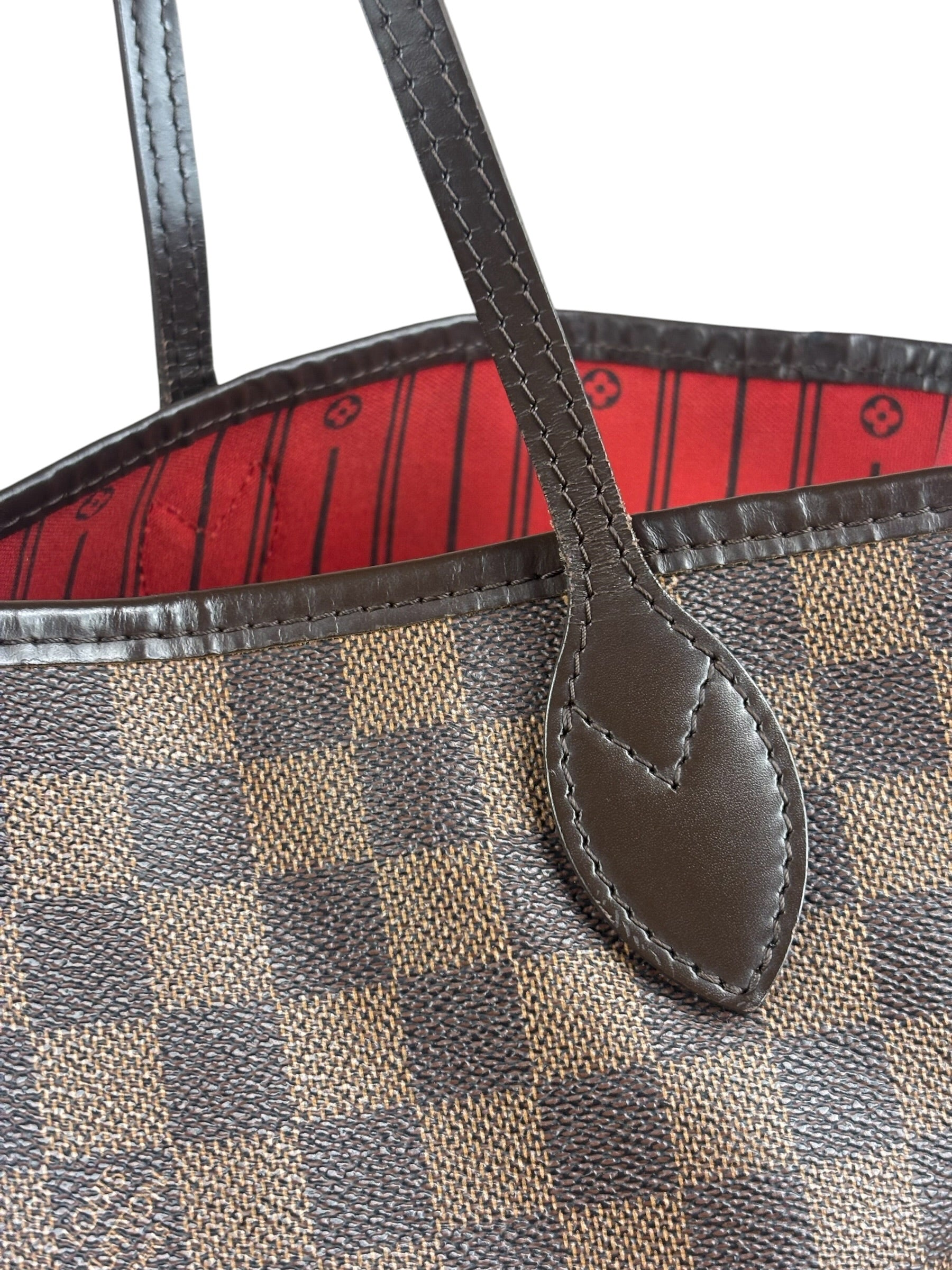 Louis Vuitton Damier Ebene Monogram Neverfull MM