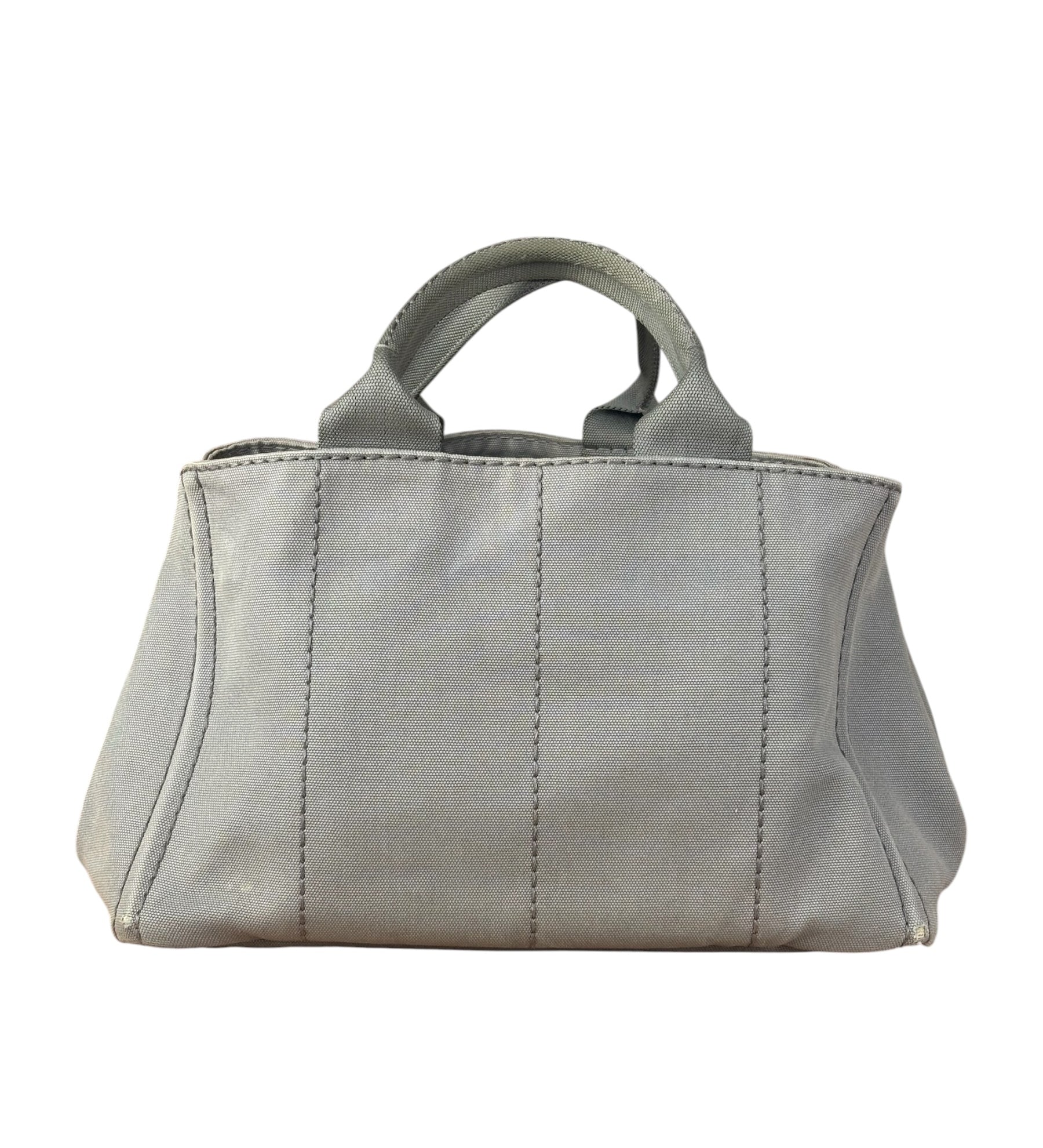 Prada Grey Canapa Hand/Tote Bag