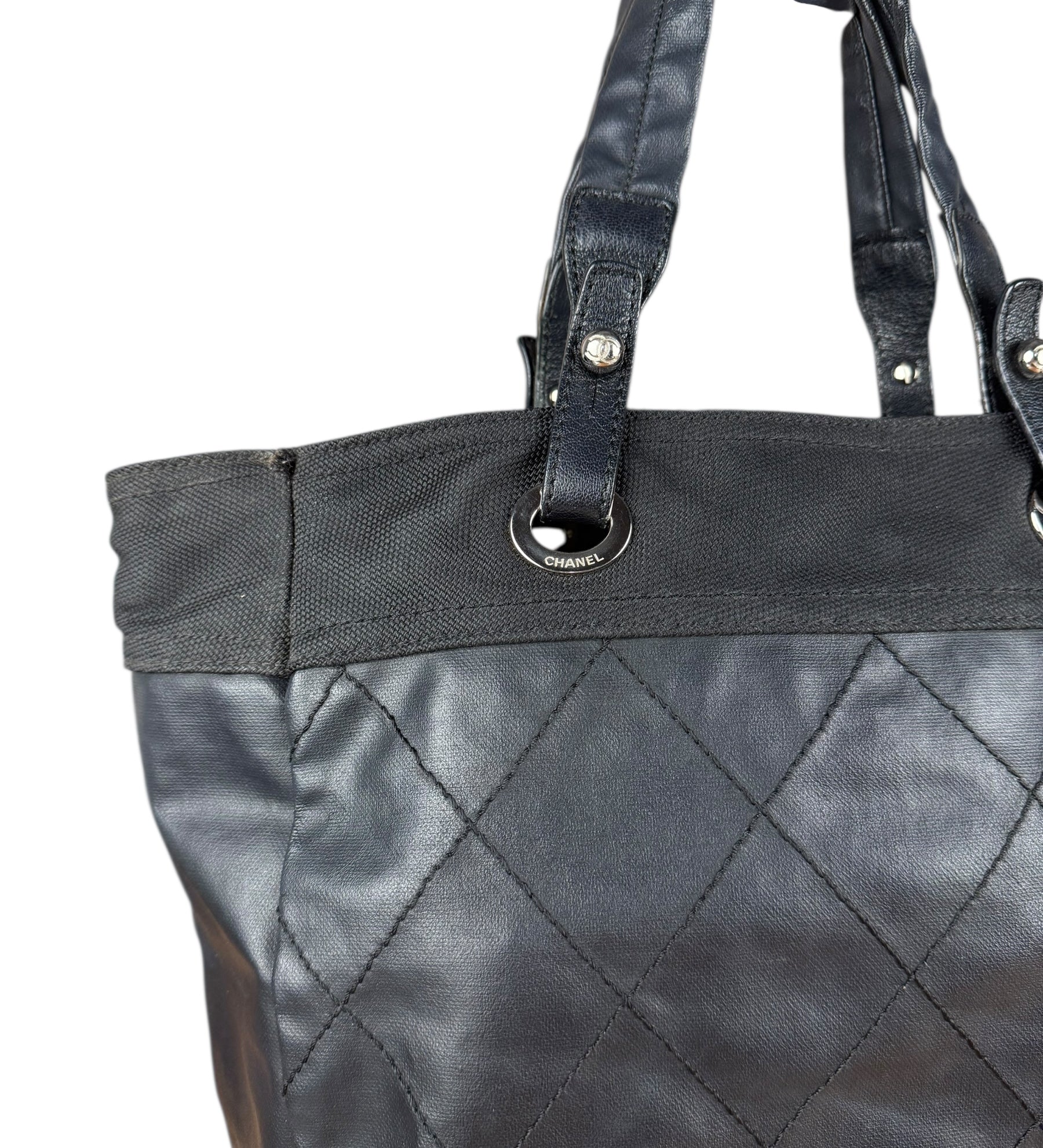Chanel Quilted Paris Biarritz Tote 2006-2008
