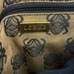 Loewe Vintage Canvas Anagram Zip Tote Bag