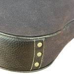 Burberry Vintage Black Canvas Crossbody Bag