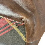 Vivienne Westwood Brown Leather Tartan Shoulder/Tote Bag