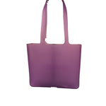 Chanel Vinatge Purple Jelly Rubber Tote Bag