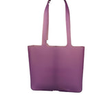 Chanel Vinatge Purple Jelly Rubber Tote Bag