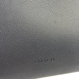 Coach Navy Pebbled Leather Laptop Case