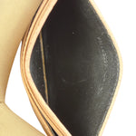 YSL Pale Pink Leather Cassandre Matelasse Card Holder
